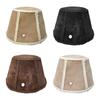 Thicken Fisherman Cap Soft Panama Hat Casual Warm Cap  for Women