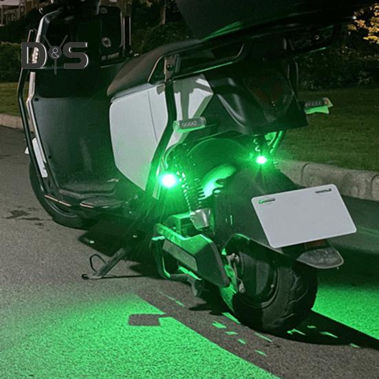 LED Strobe Light with Remote Control Rechargeable Colored Work Light 7 Colors + White Long-lasting Battery Multiple Lighting Modes Anti-Collision LED