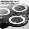 Folding Electric Drum Set Silicone Practice Drums Pad Kit Portable Music Drums