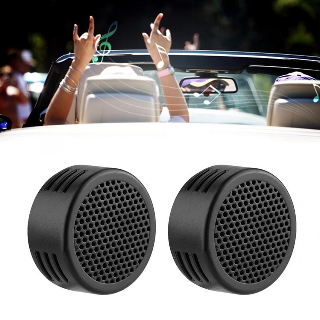 2pcs Portable Mini Car Tweeter Speaker 12V 500W High Power Loud Clear Sound Universal
