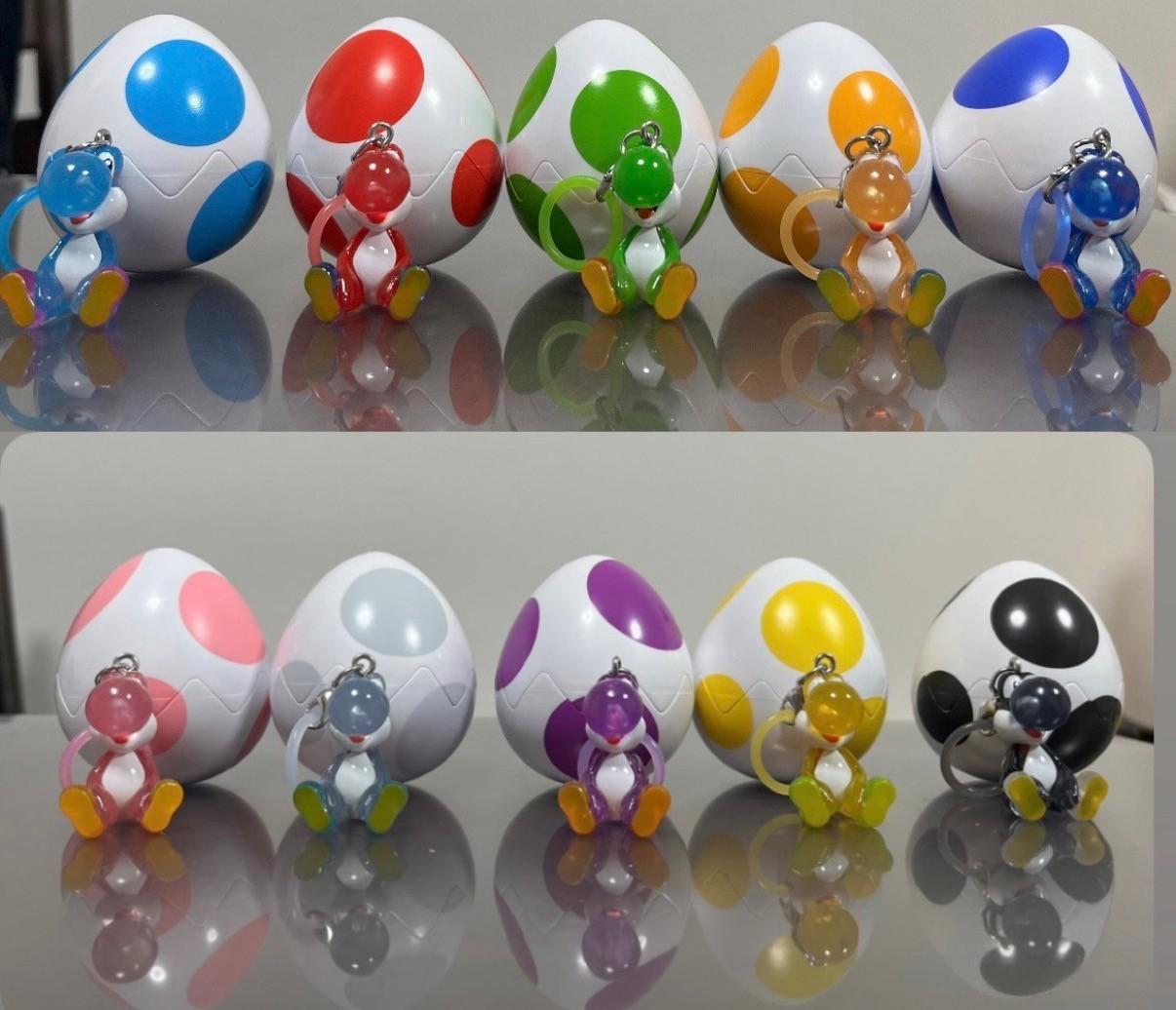 Nintendo Yoshi Collection Accessory Gashapon Full Complete Set 10 Charm