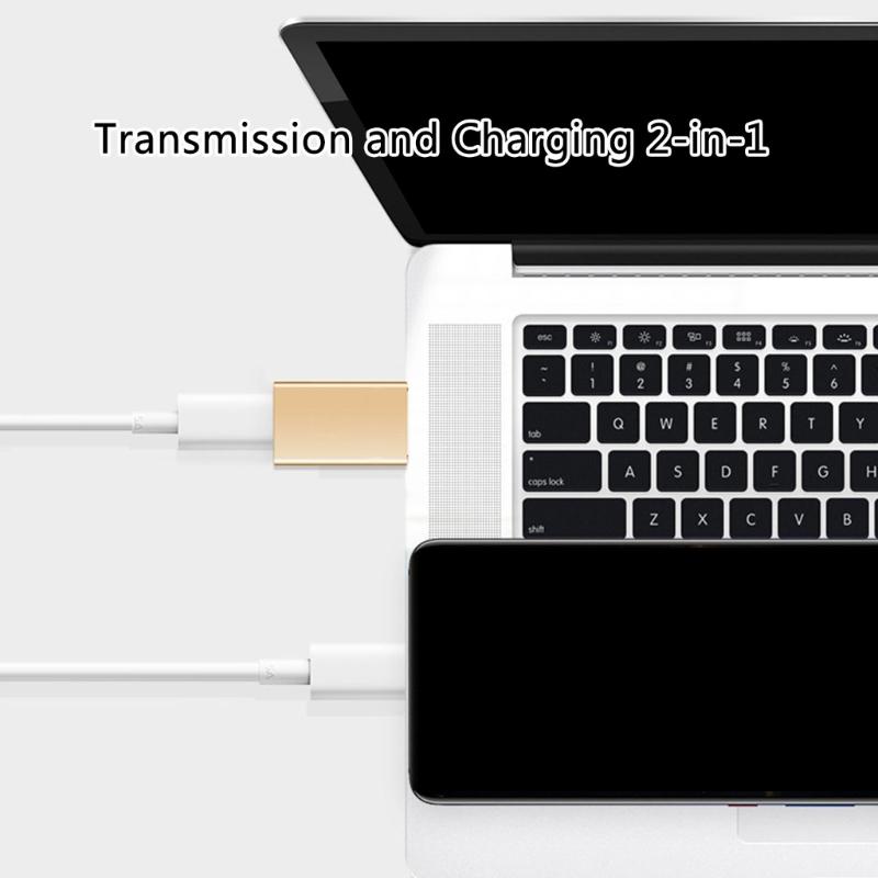Schnellladung und Synchronisierung Kleine Typ C Buchse auf USB3.0 Stecker für mehrere Geräte für Höradapter
