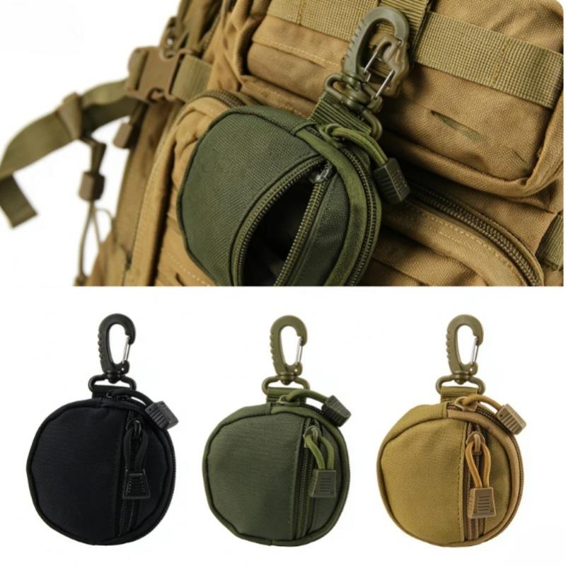 Outdoor sports circular key bag, headphones, USB flash drive, change storage, protection, small accessory bag