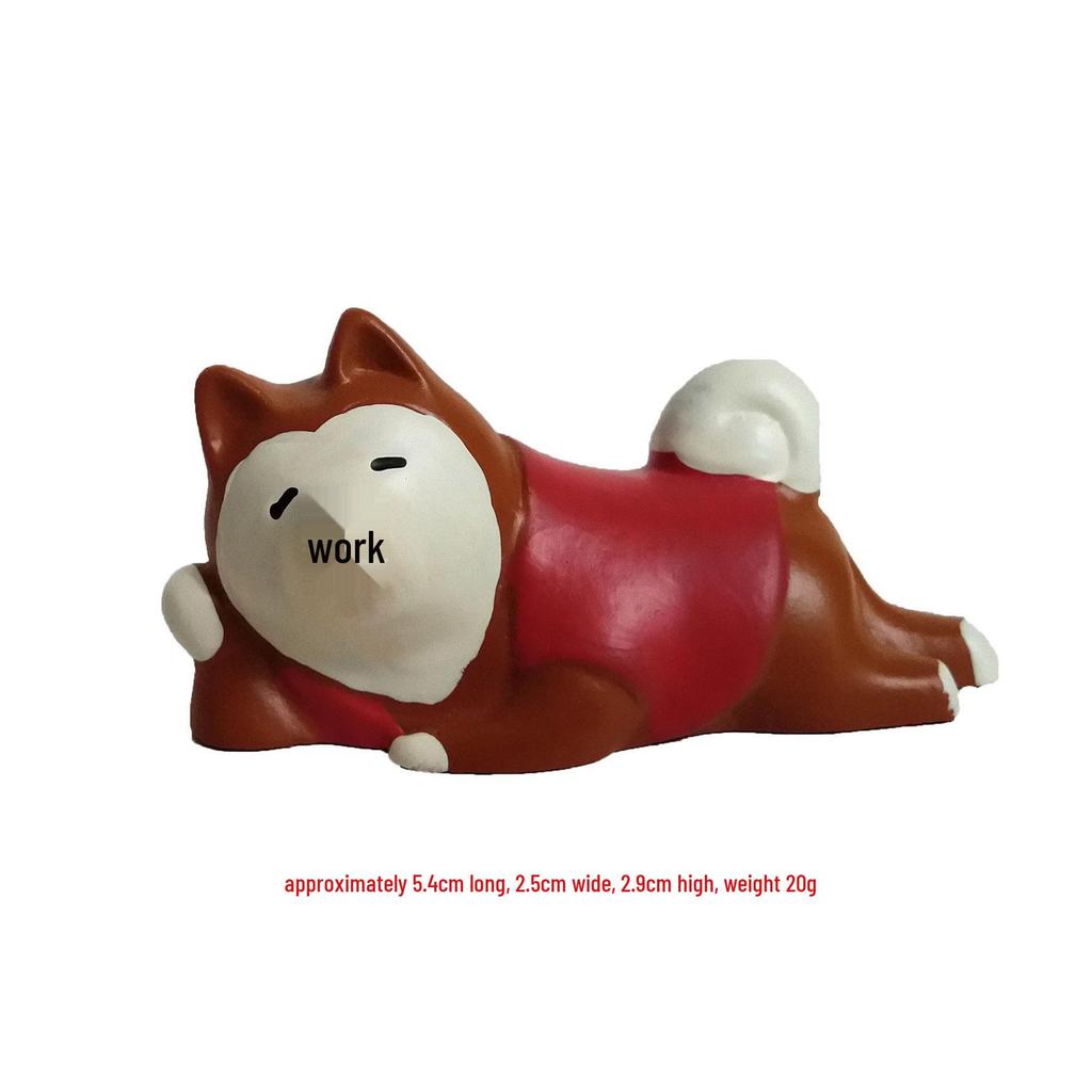 Kreative japanische Zakka Harzornamente: Shiba Inu, Pinguin, Katze, Eisbär und Edamame