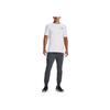 Under Armour Logo Print Crew Neck Short Sleeve T-Shirt Men T-Shirts White 1370190-100