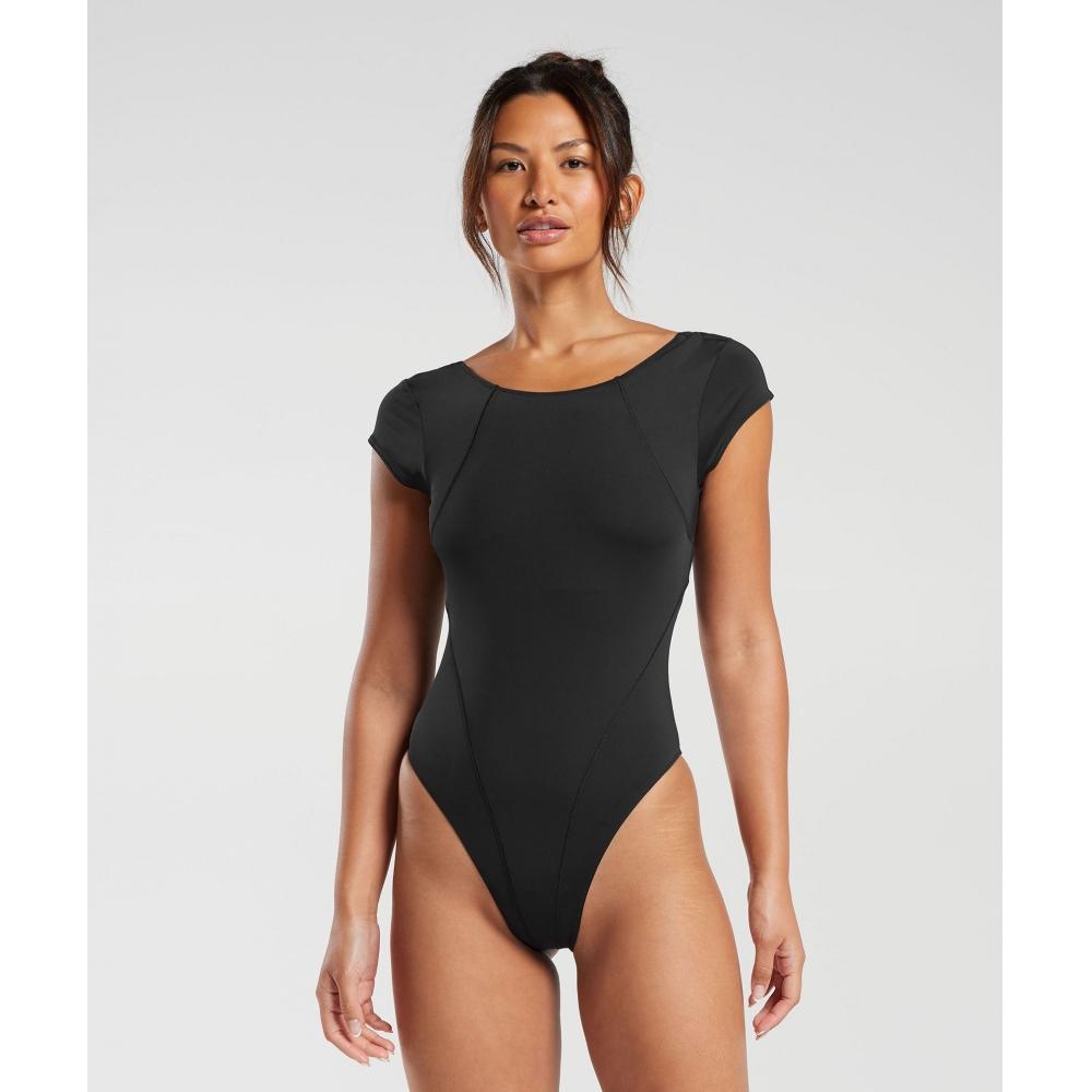 

Боди GYMSHARK Elevate Черный B5A8X BB2J