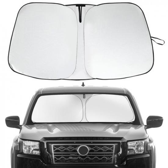 For 2022-2025 Nissan Frontier Cab Windshield Sun Shade Foldable UV Block Cover