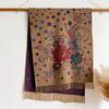 Cashmere Winter Scarf Women Warm Thick Pashmina Designer Ethnic Style Print Scarf Wraps Coldproof Windproof Blanket Shawls
