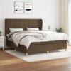 3128544 vidaXL Divan Bed with Mattress Dark Brown 180x200 Cm