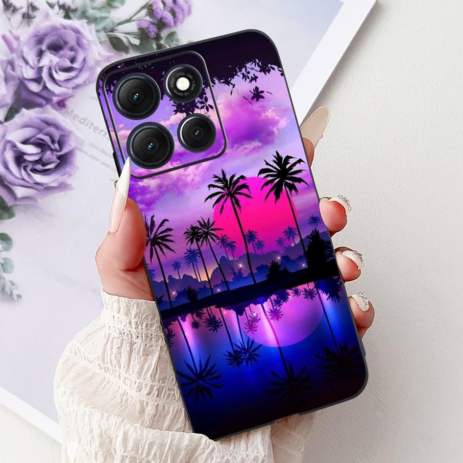 For Motorola Moto G86 Power 5G Case New Fashion Flower Bamboo Cat Cartoon Soft Silicone Back Cover For Moto G86 Power 2025 Coque