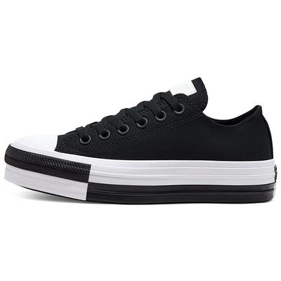 Chuck Taylor All Star Retro Low Top Canvas Shoes Women Sneakers White Black 568657C