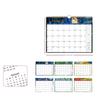 Oil Painting Style 2027 Flower Desk Calendar Foldable English Calendar Double-coil Calendar  Office
