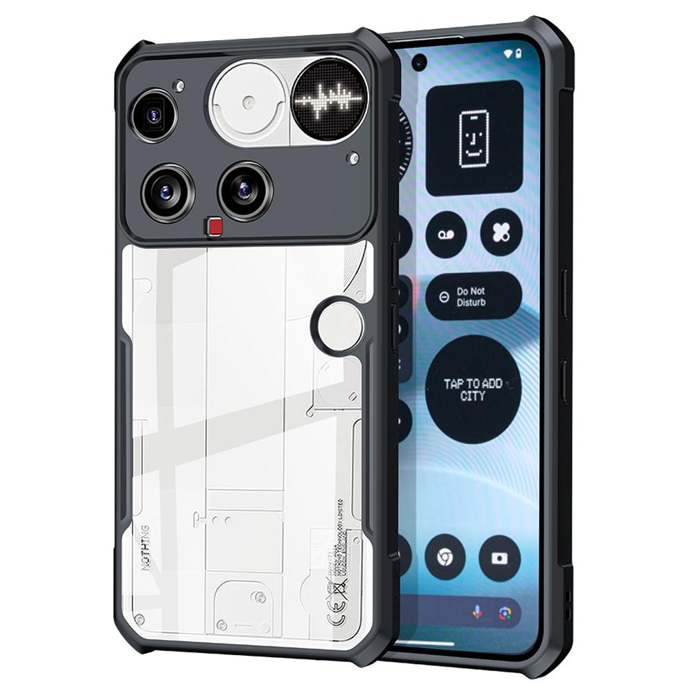 XUNDD For Nothing Phone (3) 5G Case Dropproof TPU+Acrylic Clear Back Phone Cover