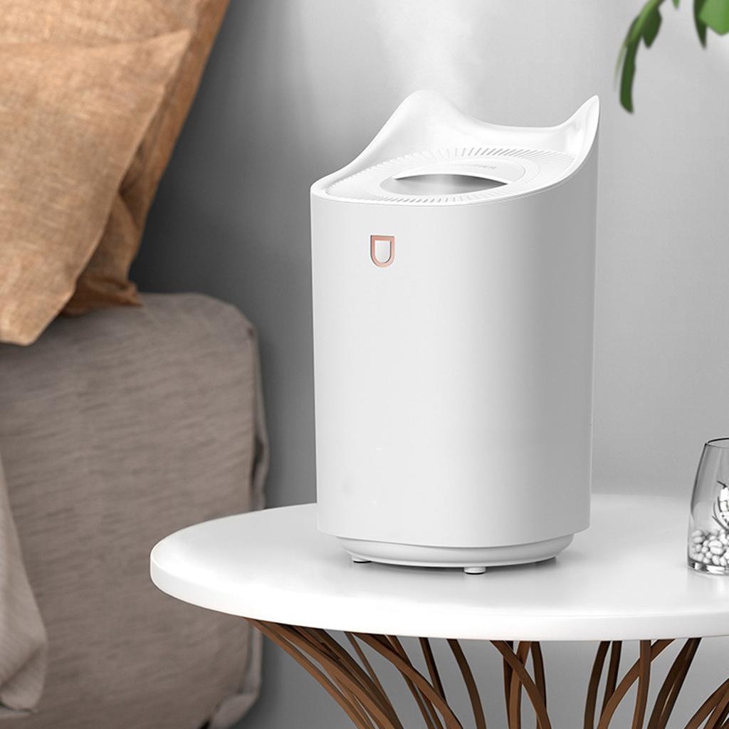 USB-betriebener Luftbefeuchter 3300 ml Fassungsvermögen Doppel-Düsen Leiser Luftbefeuchter für Schlafzimmer Büro