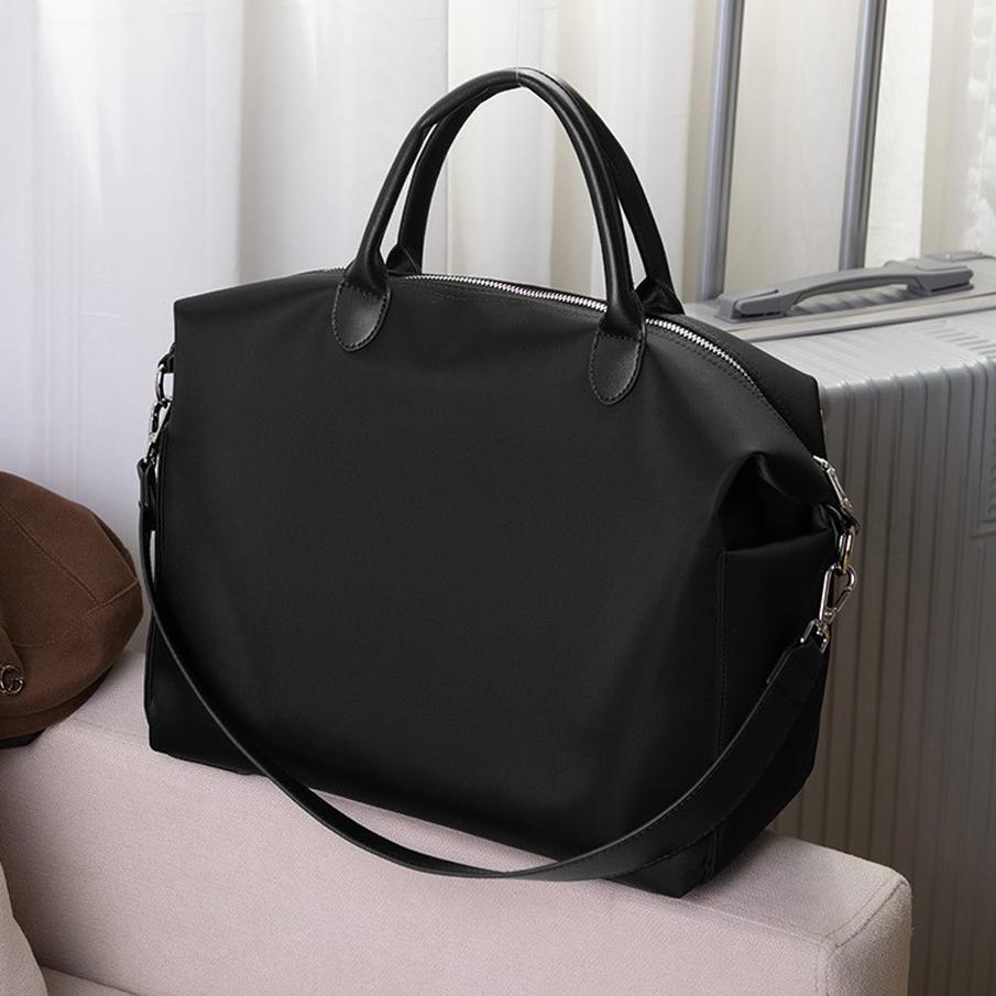 Новая вместительная сумка-тоут из Оксфордского нейлона, водоотталкивающая, повседневная, минималистичный дизайн, для ношения в руке или через плечо, для путешествий, ежедневного использования