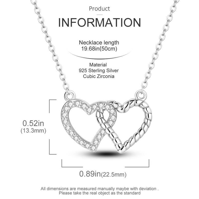 925 Sterling Silver Luminous Firefly Heart Shaped Zircon Pendant Necklace For Women Fashion Anniversary Birthday Jewelry Gifts