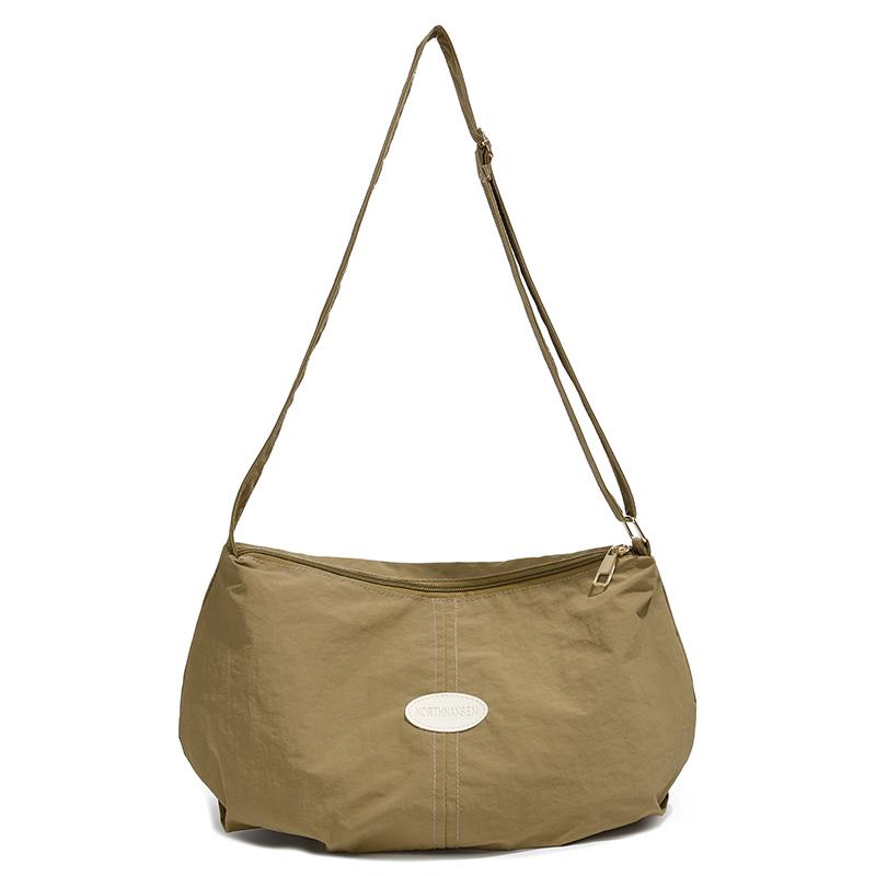 

Женская сумка через плечо Commuter Underarm Bag Solid Color Crossbody Bag хаки