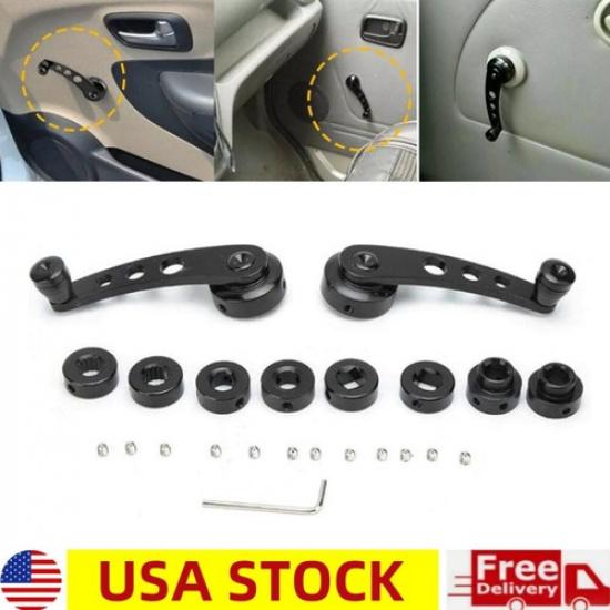 Aluminum Car Window Handle Universal Car Window Crank Handle Riser for Car Truck