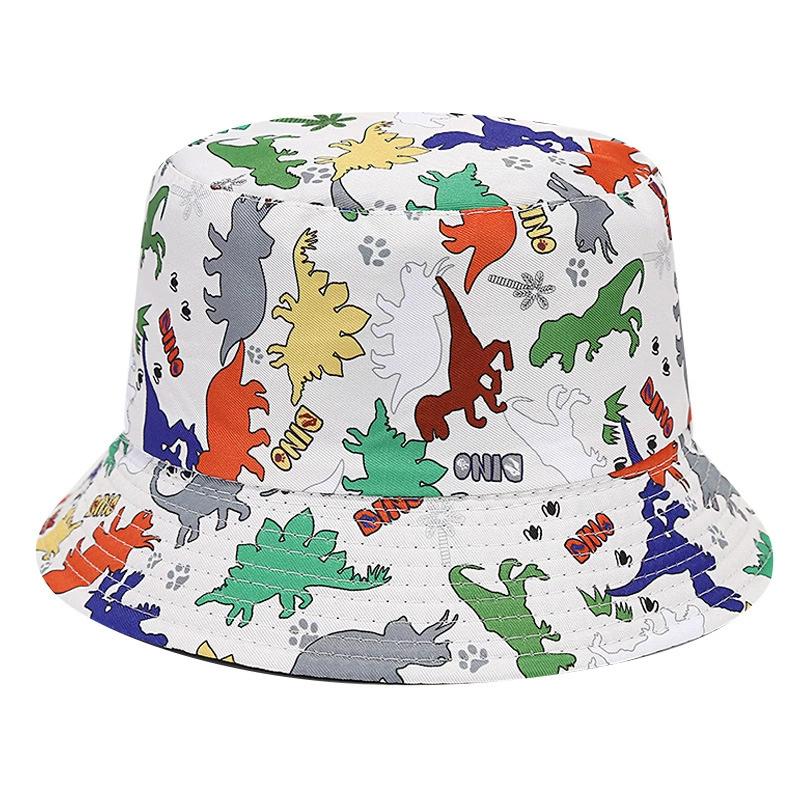 Baby Bucket hat 2-5 Years Old Children Cartoon Infant cap Boys Girls Hat Sun Protection Breathable Cute Shade Basin hat