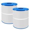 Spa-Wartung Weiße Spa-Filterkartusche Spa-Filter PET-Konstruktion 65 qm Filtrationsfläche Verstärkte Bänder