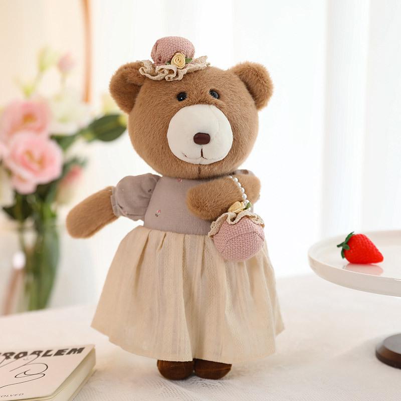 Para Króliczków Pluszowa Zabawka Lalka Lalka Miś Dziewczynka Serce Prezent Urodzinowy Prezent z Maszyny z Chwytakiem