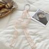 Pearl Sweet Neck Strap French Style Hair Circle Fashion Lace Ribbon Hair Rope  Hair Accessory