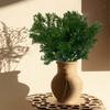 Artificial Parsley Grass Silk Bunch Lifelike Green Plant Desktop Decor for Office and Backyard Decorations