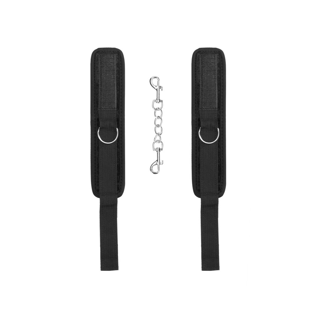 Ouch! by shots adjustable velvet handcuffs