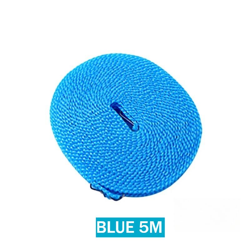 Windproof ClotheslineMeters Durable Clothes Line Rope Portable Clothes Drying Line Length Adjustable Non-Slip Lines