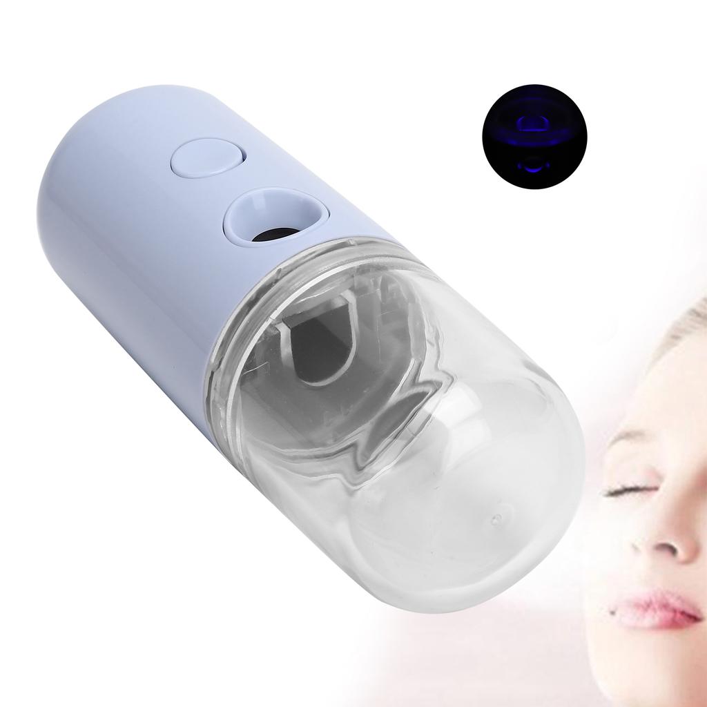 Handheld Face Mist Sprayer Rechargeable Moisturizing Hydrating Face Humidifier SprayerLight Purple