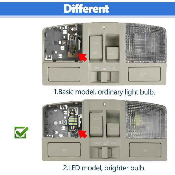 Overhead Console LED Light W/Sunroof Switch, Overhead Map Reading LED Lamp Console Down Light For Mazda 3 2010 2011 2012