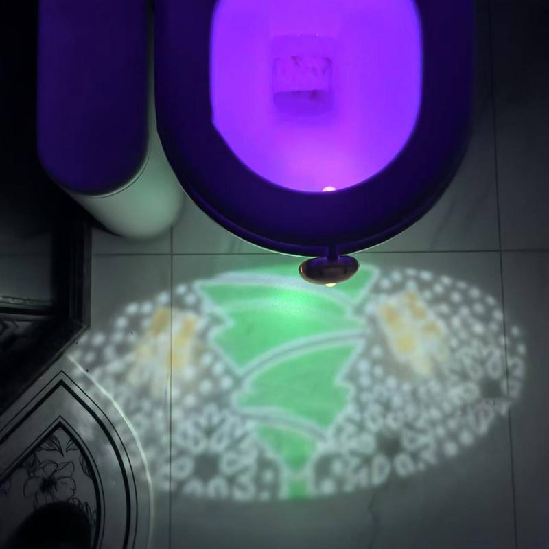 Toilet Light Motion Sensor Activated Toilet Bowl Light Automatic Home & Garden Supplies For Kids Elderly Guests Travel Restroom