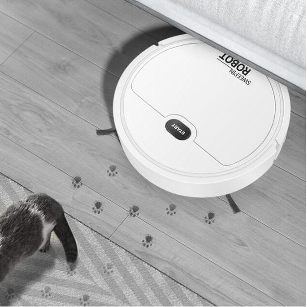 Buy 2022 Robot Vacuum Cleaner 3In1 USB Rechargeable Smart Sweeping