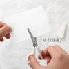 1 Piece Simplicity Scissors Mini White Color Korean Fashion Stationery Scissors Portable Cute Paper Scrapbook Scissors School