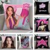 Singer Emilia Mernes Mp3 Pillow Case Plush Fabric Soft Pillowcase Double Sided Print Cushion Cover Household Gifts