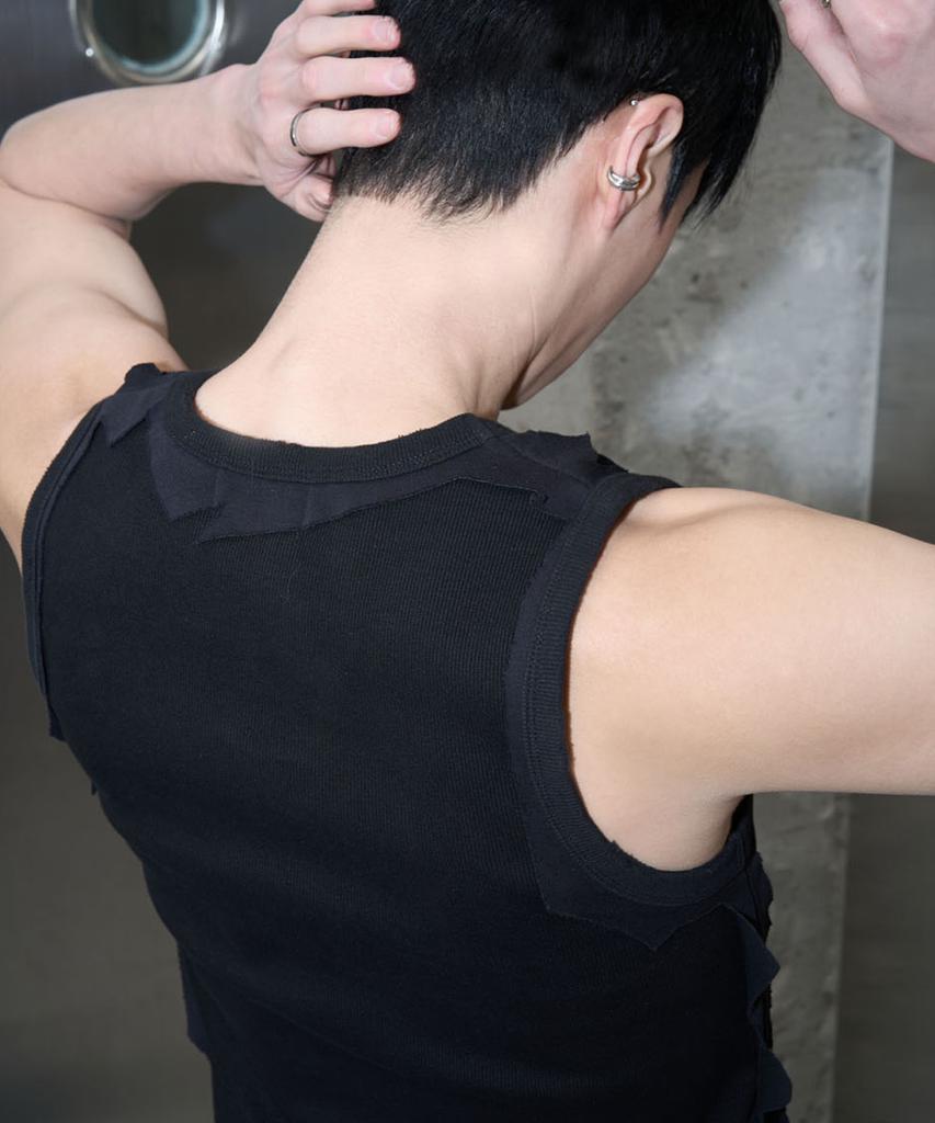 Pichibeullaeg Damage Logo Sleeveless (Black)
