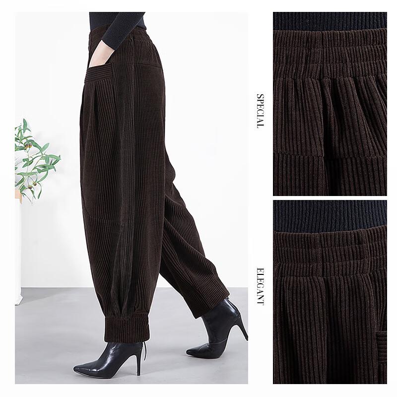 Sibaishe Women's High-Waist Loose Harem Pants