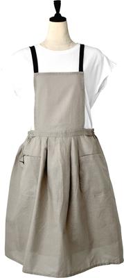 Department Apron Peplos GREIGE Length 88cm [Gendai Store] Size Approx.