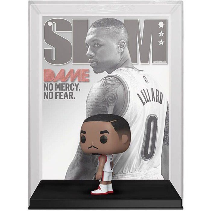 Figurine De Collection NBA SLAM Damian Lillard - FUNKO - Multicolore Gris - Mixte 14 Ans
