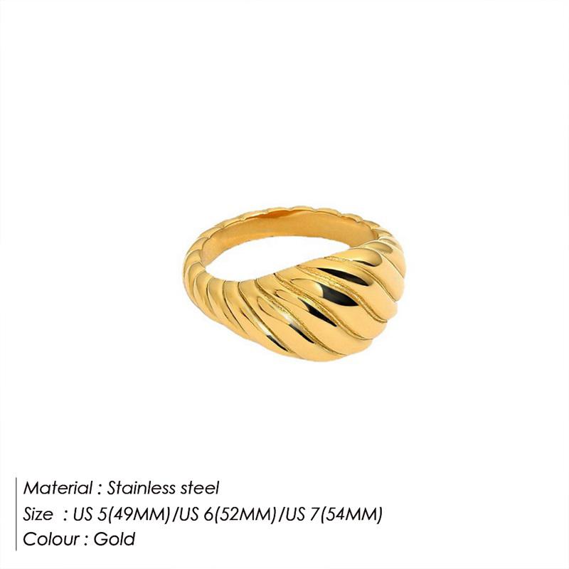 

Модное кольцо Кольцо из нержавеющей стали 316L Anillo Ringen Mujer Женские кольца Bague Парная бижутерия Модные подарки Не выцветает 5