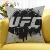Housse de coussin carrée Combat UFC Logo Différentes Tailles Pour Décoration de Voiture Maison Chambre à Coucher