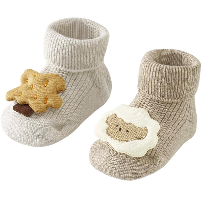 TONGTAI Baby & Toddler Anti-Slip Floor Socks 6-12 Months