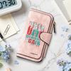 Trendy Printed Long Wallet Durable Casual Card Holder Portable Fashion Purse