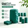 Weatherproof Plant Covers for Winter Protection Cover, Frost Cloth with Zipper And Drawstring, Reusable Outdoor Plants Freeze Cover Garden Fruit Trees