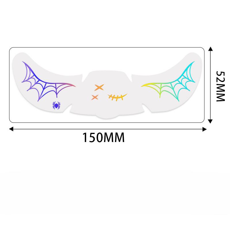 Halloween Face Sticker Simulated Freckle Tattoo Sticker Waterproof Cartoon Children'S Cute Makeup Sticker