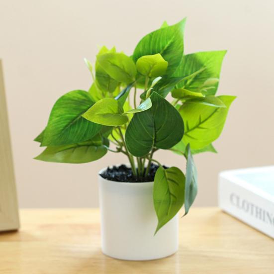 Artificial Plant Bonsai Unfading Decorate Exquisite Details Exquisite Small Tree Simulation Pot Plant for Home