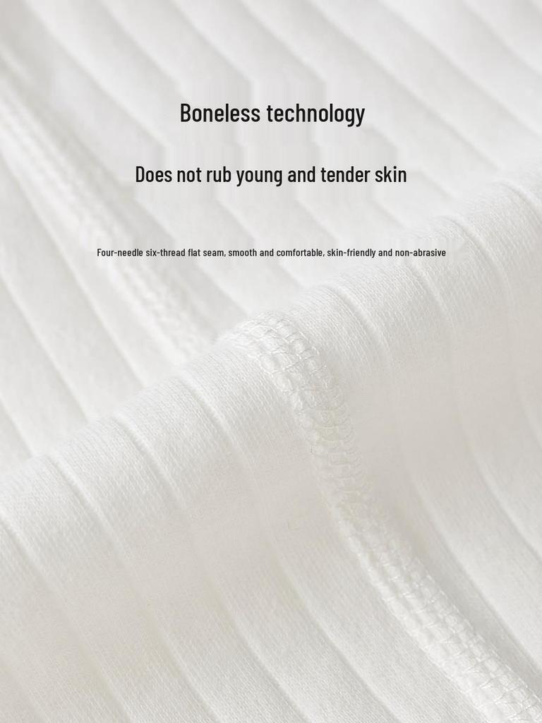 Pure Cotton Baby Bodysuit: No-Bone Crawling Jumpsuit for Boys & Girls