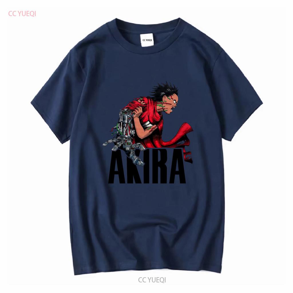 New Akira 1988 Japanese Animated Science Fiction Tokyo White T Shirt vintage Washed Versatile Breathable Casual Soft vintage