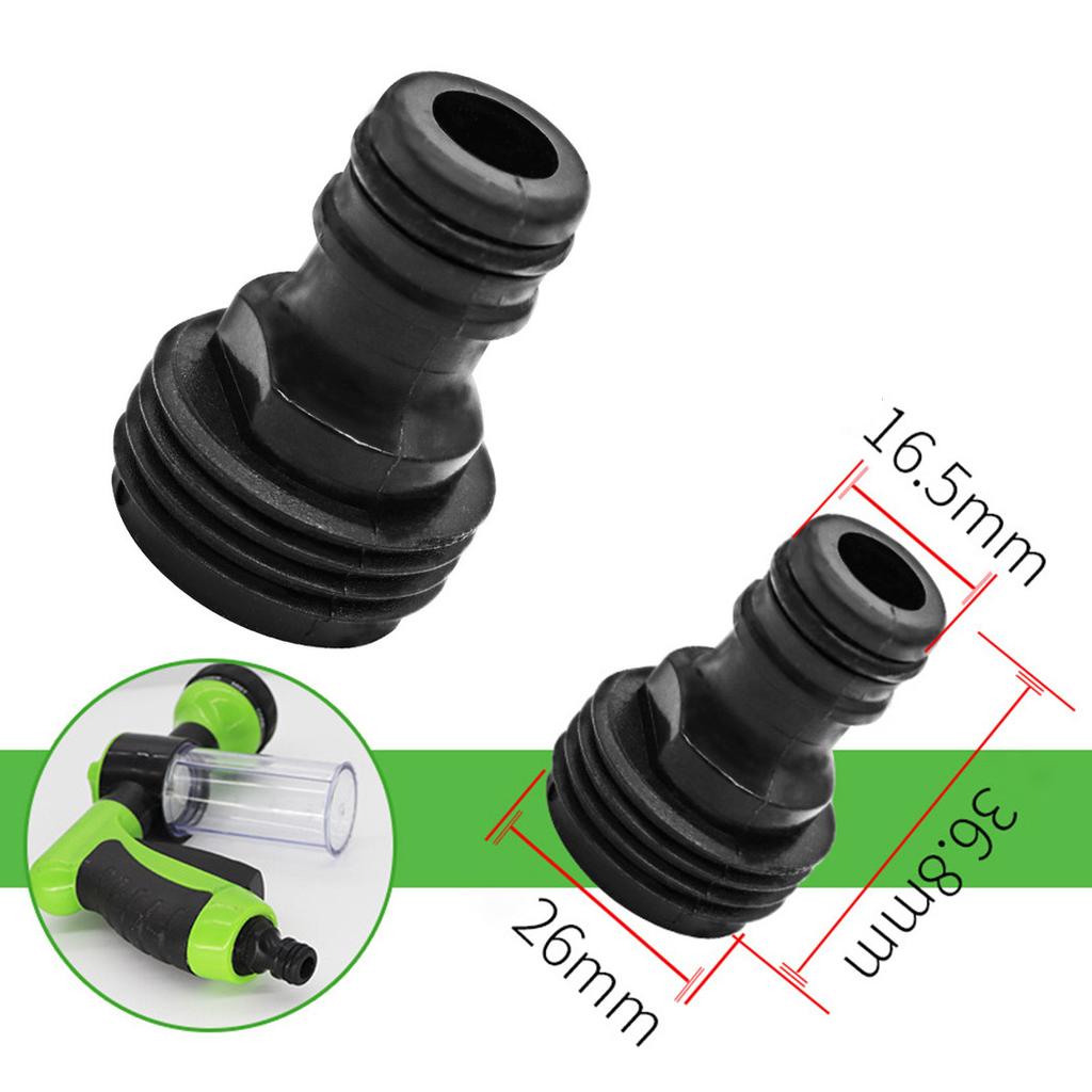 Plastic 3/4 Male Thread Quick Connector for Connecting Hose Ends To Female Threaded Irrigation Valves and Nozzles