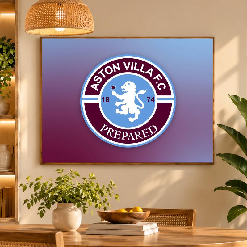 5D Diamond Painting Aston Villa Football DIY Full Drill Diamond Art Kit Home Decoration